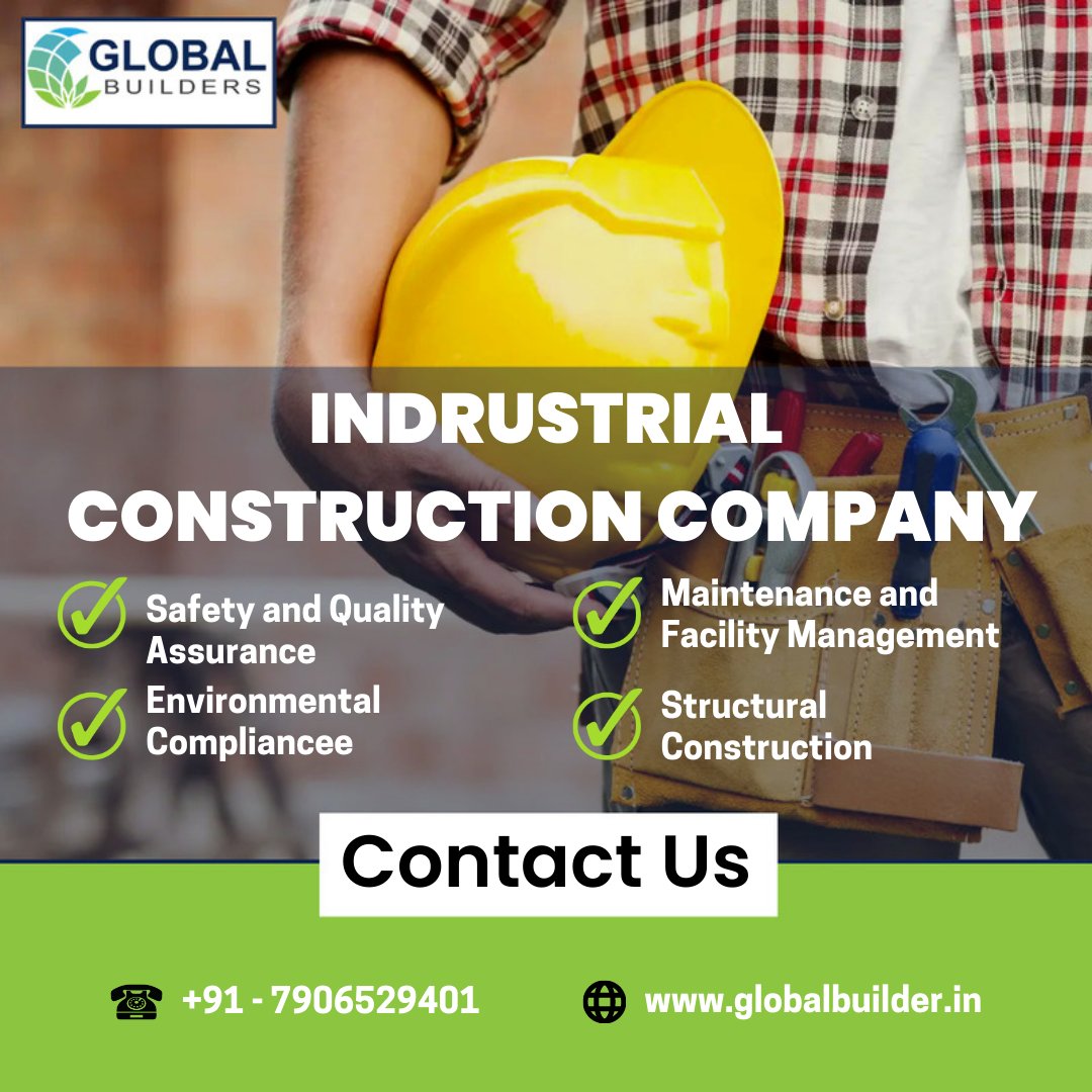 With expertise and innovation, we create a foundation for progress, leaving a lasting impact on the world. 🌆✨

.

.

Call us at:

9927071445, 8595632985

Email-info@globalbuilder.in

.

.

.

#GlobalBuilder #IndustrialBuilders #BuildingDreams #CraftingExcellence #GlobalBuilders