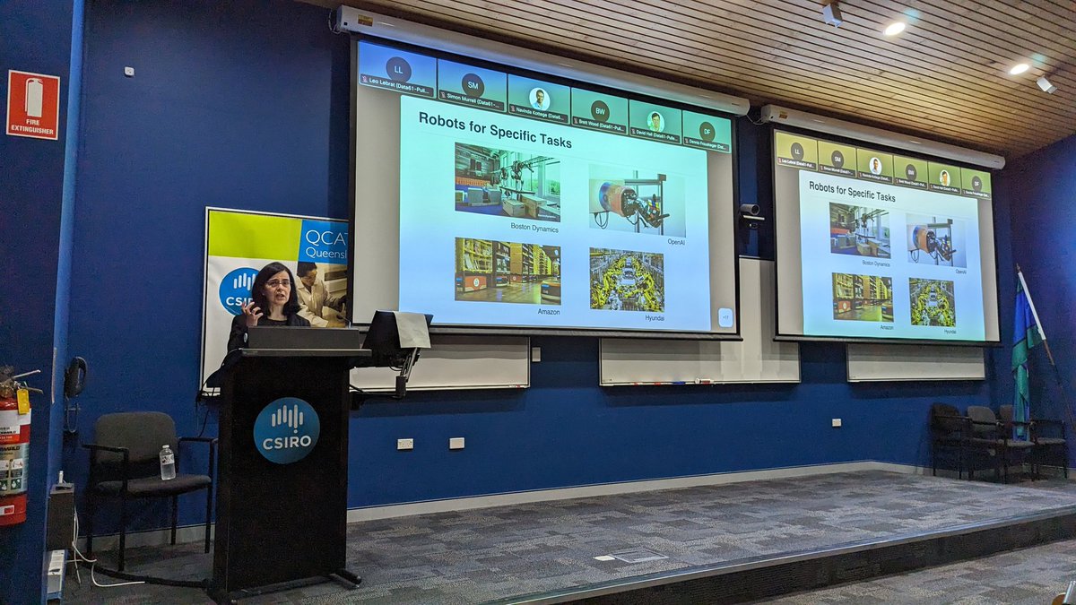 CSIRORobotics (@csirorobotics) on Twitter photo It was great to have <a href="/LydiaKavraki/">Lydia Kavraki</a> from <a href="/KavrakiLab/">Kavraki Lab</a> <a href="/RiceUniversity/">Rice University</a> visiting <a href="/CSIRORobotics/">CSIRORobotics</a> at #QCAT in <a href="/brisbanecityqld/">Brisbane City</a> talking about "Robotics, AI and the Quest for Human-Centered Autonomous Systems". <a href="/Data61news/">Data61</a> <a href="/Jon_Whittle_/">jon whittle</a> <a href="/navindak/">Navinda Kottege</a> <a href="/tirthabandy/">Tirthankar Bandyopadhyay</a> It was great to have <a href="/LydiaKavraki/">Lydia Kavraki</a> from <a href="/KavrakiLab/">Kavraki Lab</a> <a href="/RiceUniversity/">Rice University</a> visiting <a href="/CSIRORobotics/">CSIRORobotics</a> at #QCAT in <a href="/brisbanecityqld/">Brisbane City</a> talking about "Robotics, AI and the Quest for Human-Centered Autonomous Systems". <a href="/Data61news/">Data61</a> <a href="/Jon_Whittle_/">jon whittle</a> <a href="/navindak/">Navinda Kottege</a> <a href="/tirthabandy/">Tirthankar Bandyopadhyay</a>
