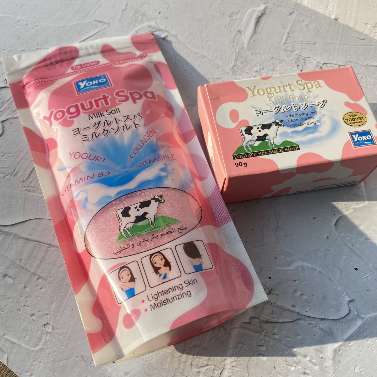 Racun bodycare untuk brigtening. Aku pake produk dari @yokogold_id 

•Yoko yogurt spa milk soap
•Yoko yogurt spa milk salt 
 
Ini Brand dari Thailand yaa, udah BPOM dah aman dong pastinya 😉

#racuninbodycare