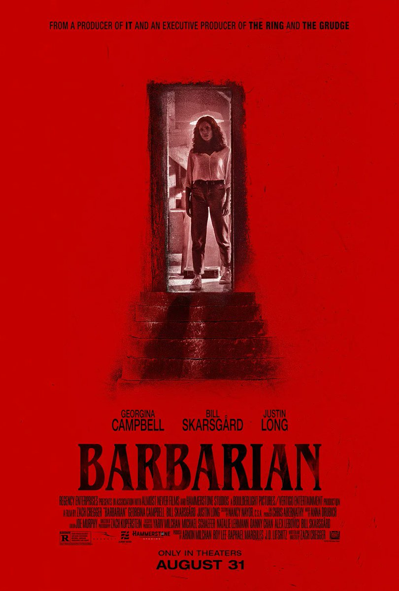 Very unrealistic, but very effective, Zach Cregger's Barbarian is an unforgettable horror film that manages to touch on misogyny and racism while being truly terrifying. Excellent work by Georgina Campbell.👏👏👏 #HappyBirthday #GeorginaCampbell #Barbarian #horror #HorrorMovies