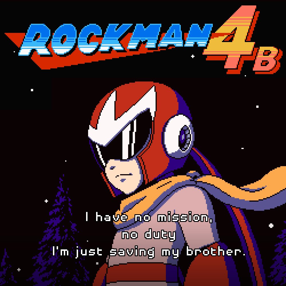 Rockman 4B (PC) 
Download on this site
dot-tong.com/fangame/
Tomorrow...
#ロックマン #megaman