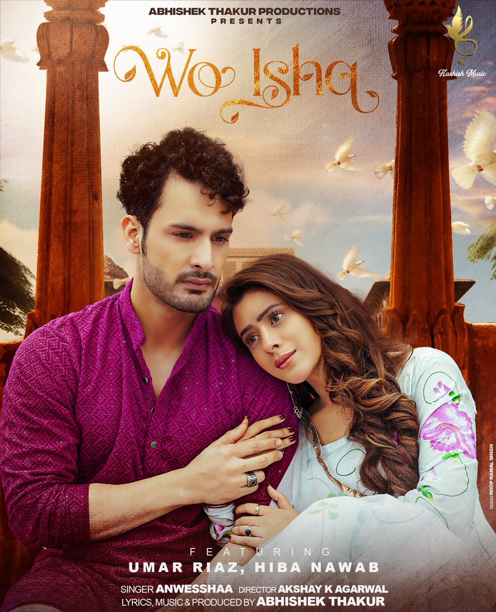 #UmarRiaz and #HibaNawab to star in upcoming music video titled '#WoIshq'
