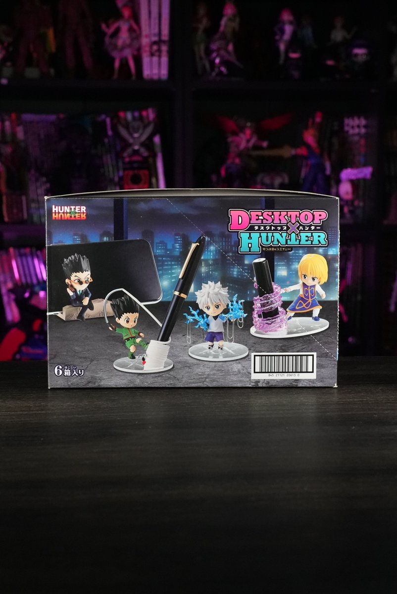 HobbyGenki's tweet photo. 🚨release alert !🚨
Hunter x Hunter DesQ DESKTOP HUNTER 6Pack BOX
Buy Now & Save 35%
https://t.co/p6Xnr59agT
#HunterXhunter #desQ https://t.co/0s3SvNqe41
