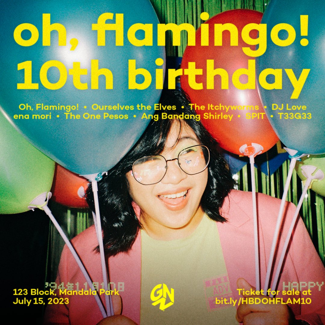 billz_mp3's tweet photo. mahilig talaga kami mag birthday party 🥳😂 

pls come to our 10th birthday show this july 15!!! 🥳🎉 it's the biggest show we have ever attempted to mount 😬 it would mean a lot to us to see everyone there!!!

tickets for sale at https://t.co/r259jBu5Zb #HBDOHFLAMINGO https://t.co/elmQFmMRHM