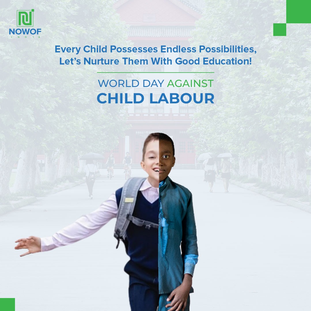 #ChildLabour kills all the chances of leading a child towards attaining success! Let #GoodEducation be every child’s friend who makes them head towards a better future…

#WorldDayAgainstChildLabour
