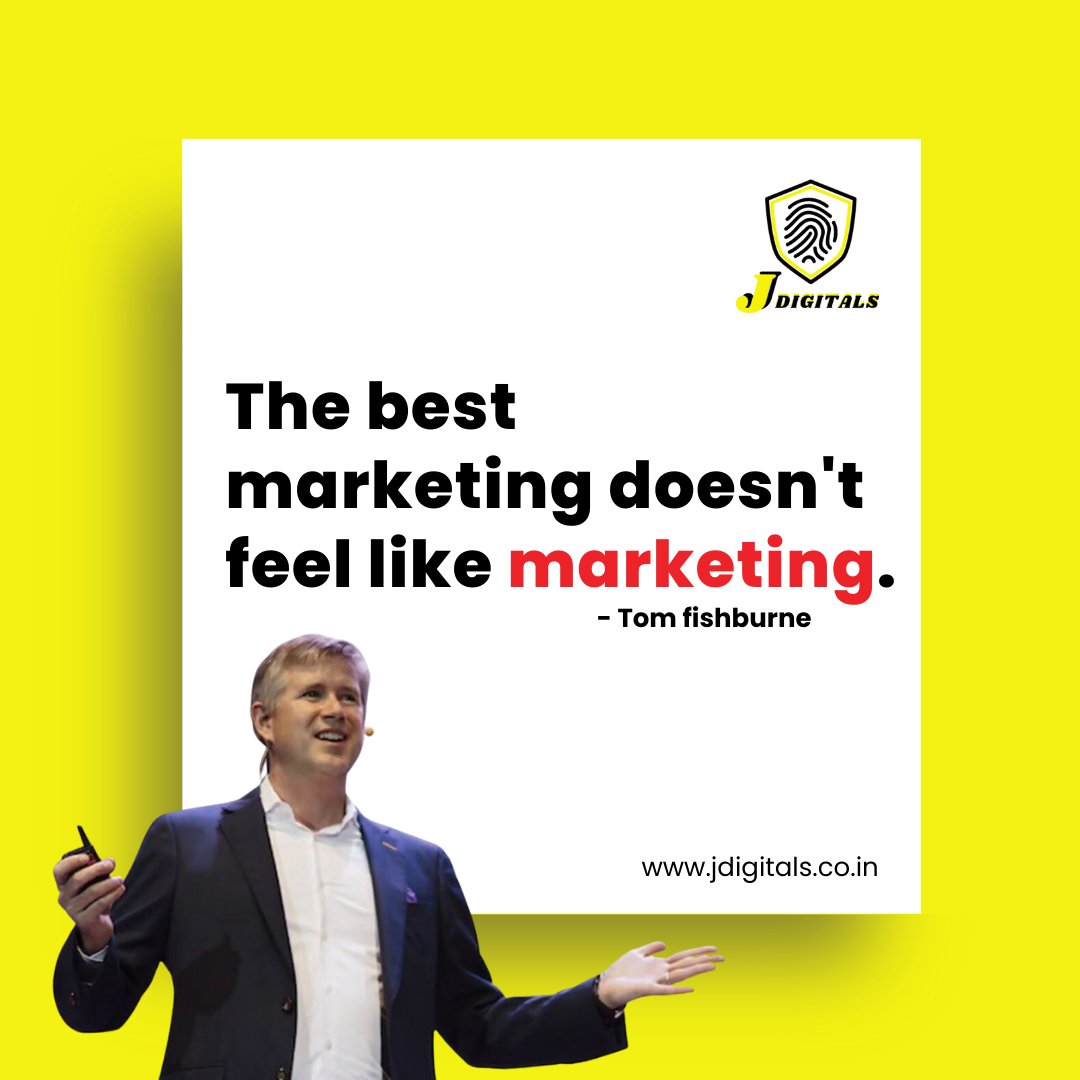 Discover the power of authentic marketing with J Digitals. We believe that the best marketing doesn't feel like marketing at all. 

#AuthenticMarketing #JDigitals #MarketingThatFeelsDifferent