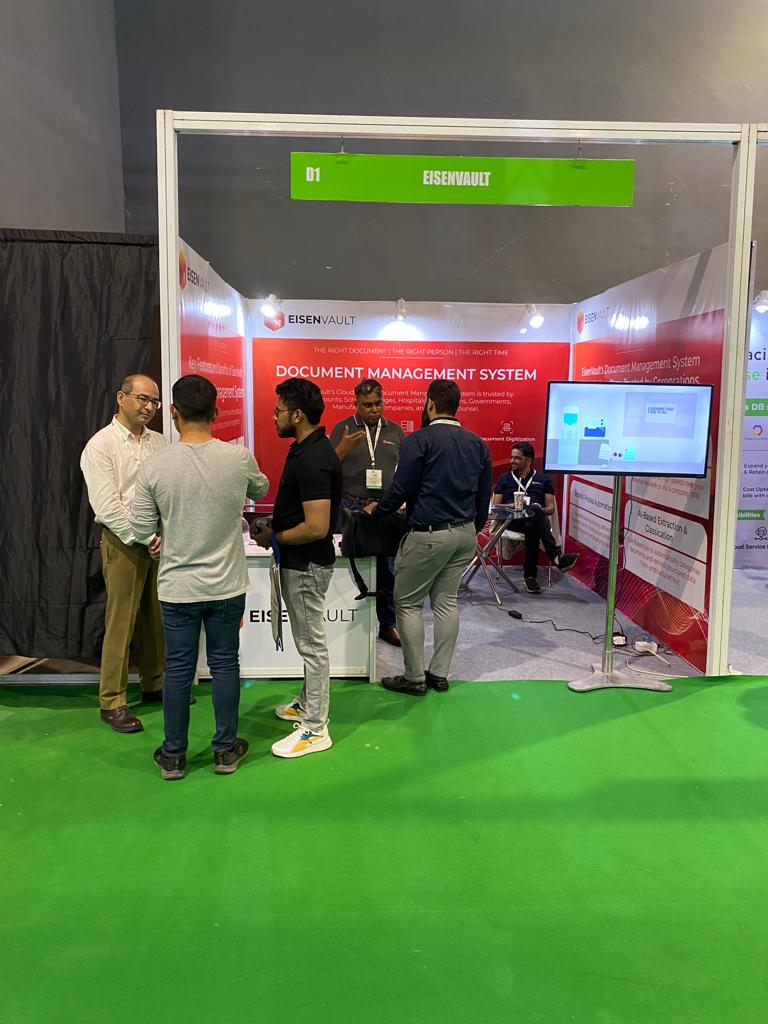 EisenVault's tweet image. We had a fantastic experience at the Code exhibition. It was a great opportunity to connect with people & showcase document management solutions.
Thank you to everyone who stopped by our booth and showed their support
#CodeExhibition #DocumentManagementSystem #EisenVault
