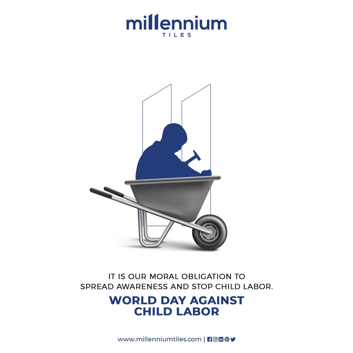 It is our moral obligation to spread awareness and stop child labor. 

𝐖𝐨𝐫𝐥𝐝 𝐃𝐚𝐲 𝐀𝐠𝐚𝐢𝐧𝐬𝐭 𝐂𝐡𝐢𝐥𝐝 𝐋𝐚𝐛𝐨𝐫

#WorldDayagainstChildLabor #EndChildLabor #childrendeservebetter #stopchildlabor #freeourchildren