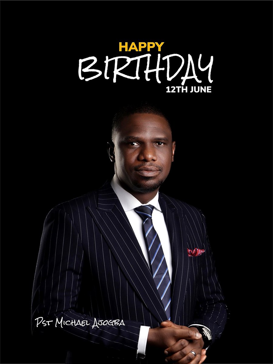 PAjogba's tweet photo. Happy Birthday, Daddy. 
Thank you for all you do for God and His people. 
As you add another year today, we pray for renewed strength and more grace upon your life. 
We love you Daddy. Happy birthday sir!!! https://t.co/N2BPlzaEaY