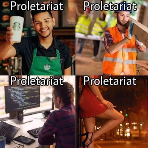 Zeronelite's tweet photo. Hi.

Do you have to sell your labour-power to earn wages?

If so, you are #Proletariat https://t.co/BOALuuL52b