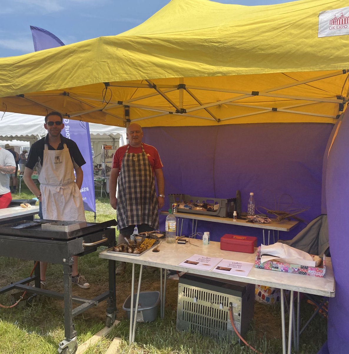 Gosh it was hot cooking over the weekend but was a great success! Well done team BBQ at Woodgates garden show thank you for having us <a href="/1stAylsham/">Aylsham 1st Scouts</a> <a href="/WoodgatePurdys/">Woodgate & Purdy's</a> it was a wonderful few days 😊