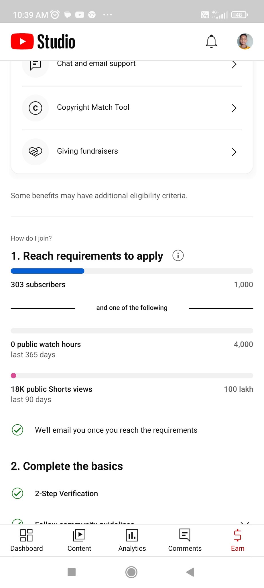 Yt studio watch time sale
