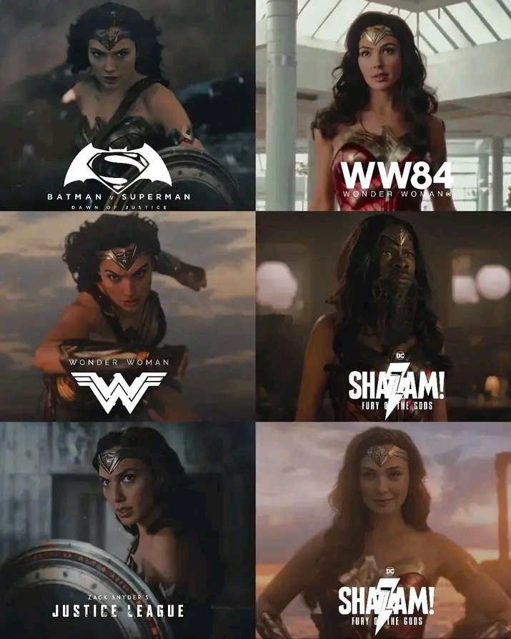 Wonder Woman DCEU appearances