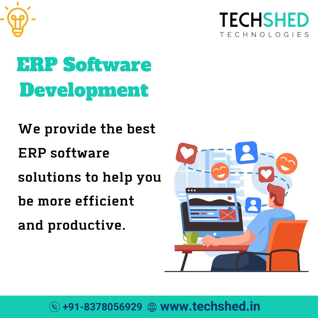 TechshedI's tweet image. "Experience seamless integration and automation with our ERP software."
#erpsoftwaredevelopment #erpsoftware #erpsolutions #erp #erpsoftwaresolutions #software #erpsoftwarecompany #erpsystem #softwaredevelopmentcompany #erpsoftwareprovider #business #softwaredevelopment