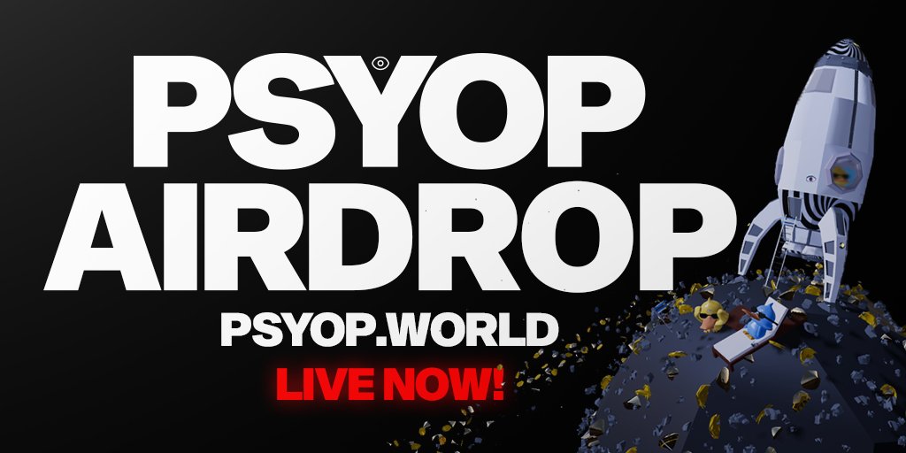 OUR NEW WEBSITE IS NOW LIVE. 👁

THERE'S A SURPRISE WAITING FOR YOU.

🔗 psyop.world

#PSYOP $PSYOP $PEPE #PEPE #LOYAL $LOYAL $FINALE #MATIC #ETH #CRYPTO #WEB3 $BLUE $ADA #Cardano #BTC #HBAR #NFTs #NFTCommunity $BEN #BEN $HEX $SHIB #FF6000 $MONG #Airdrop