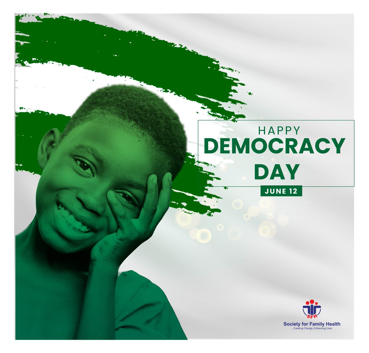 Happy Democracy, Day Nigeria!

#happydemocracyday
#Nigeria
#DemocracyDay 
#greatnation #healthynation #marchingtogethertogreatness #unitedstrong
#sfhat40