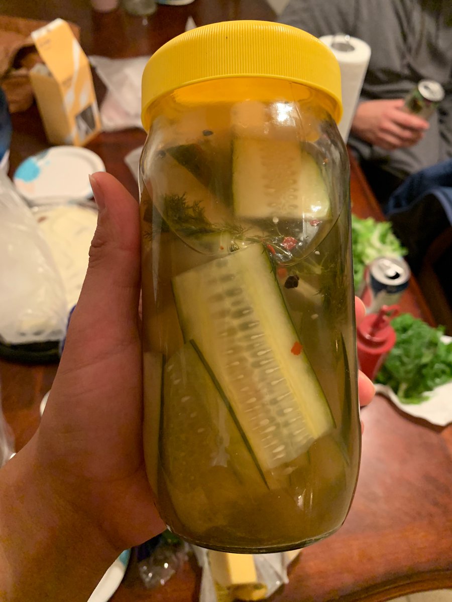 bromarchavez's tweet photo. I made sandwiches with my homemade pickles today https://t.co/oxQKINxxwZ