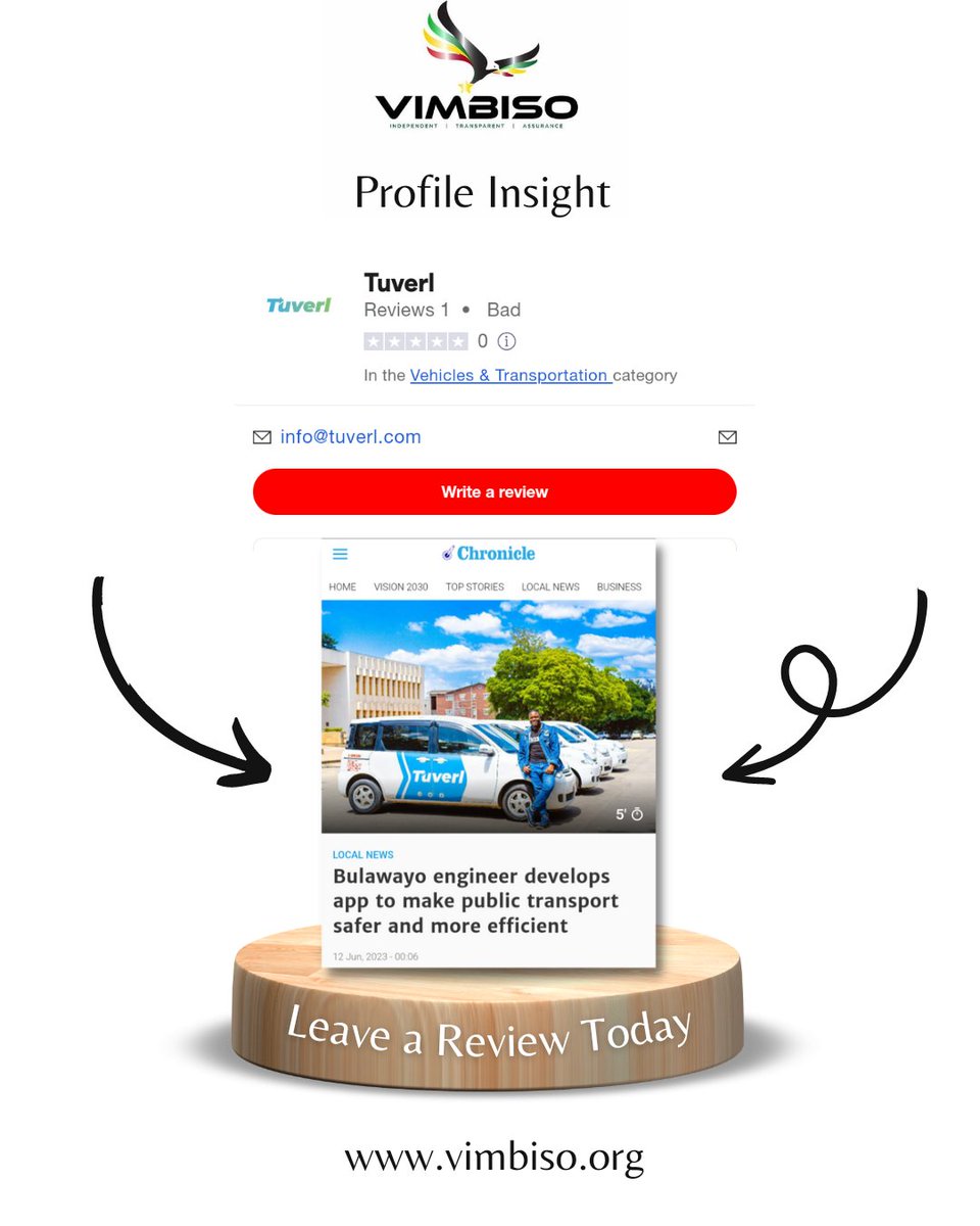By any chance of using @tuverlapp  let us know on vimbiso.org  if the app is bringing out efficiency in public transport.

Vimbiso profile;
vimbiso.org/profile/Tuverl