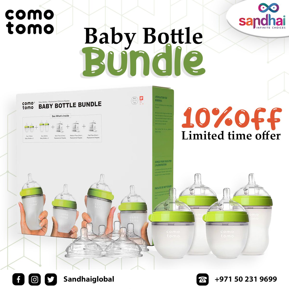 🌼 Calling all amazing moms and dads! 🌼

Available Only on Sandhai.ae
👉Buy now
slg.smartdx.co/L6PEDz
🛒-sandhai.ae

#Sandhai #MotherCare #ParentingJourney #BabyEssentials #DiscountOffer #OnlineShopping #ShopWithEase