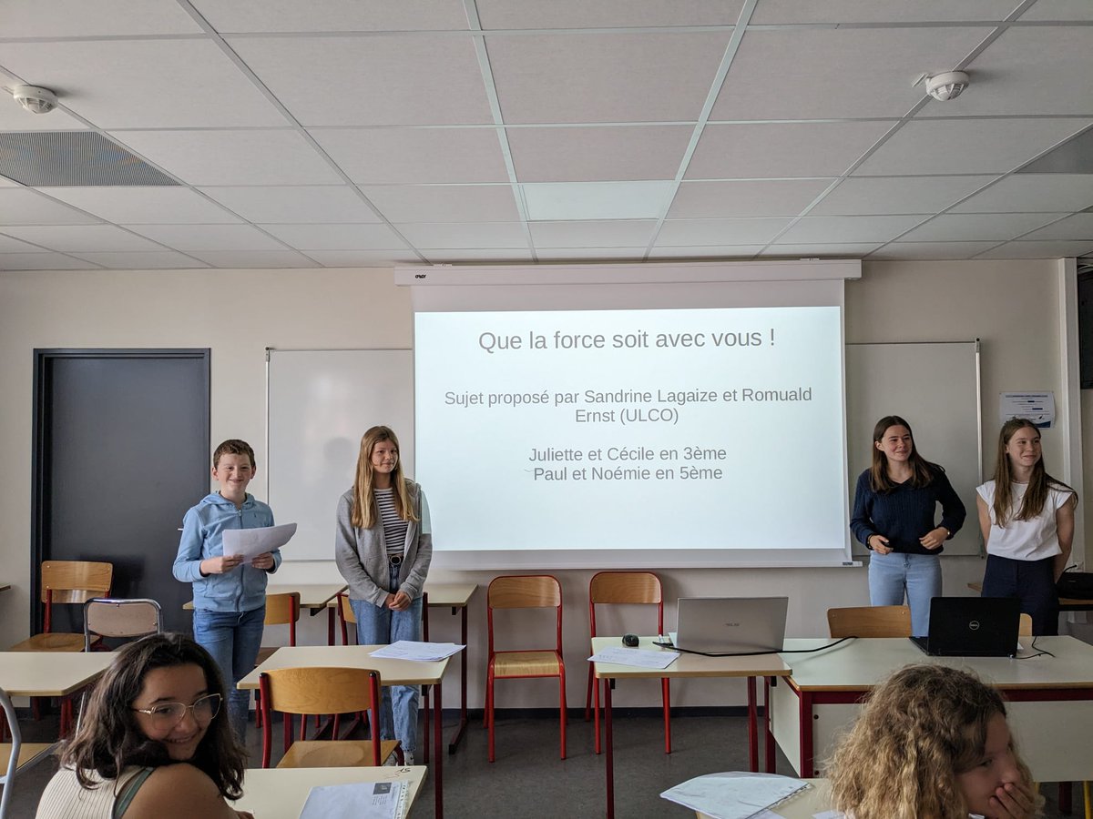 CollegeWatten's tweet photo. Mini-congrès MATh.en.JEANS littoral à l'ULCO de Dunkerque.
Les élèves ont eu l'occasion de présenter à nouveau leur sujet de recherche
augmenté de ce qu'ils ont trouvé depuis Valenciennes !
#mathenjeans https://t.co/jySs5N9lEg
