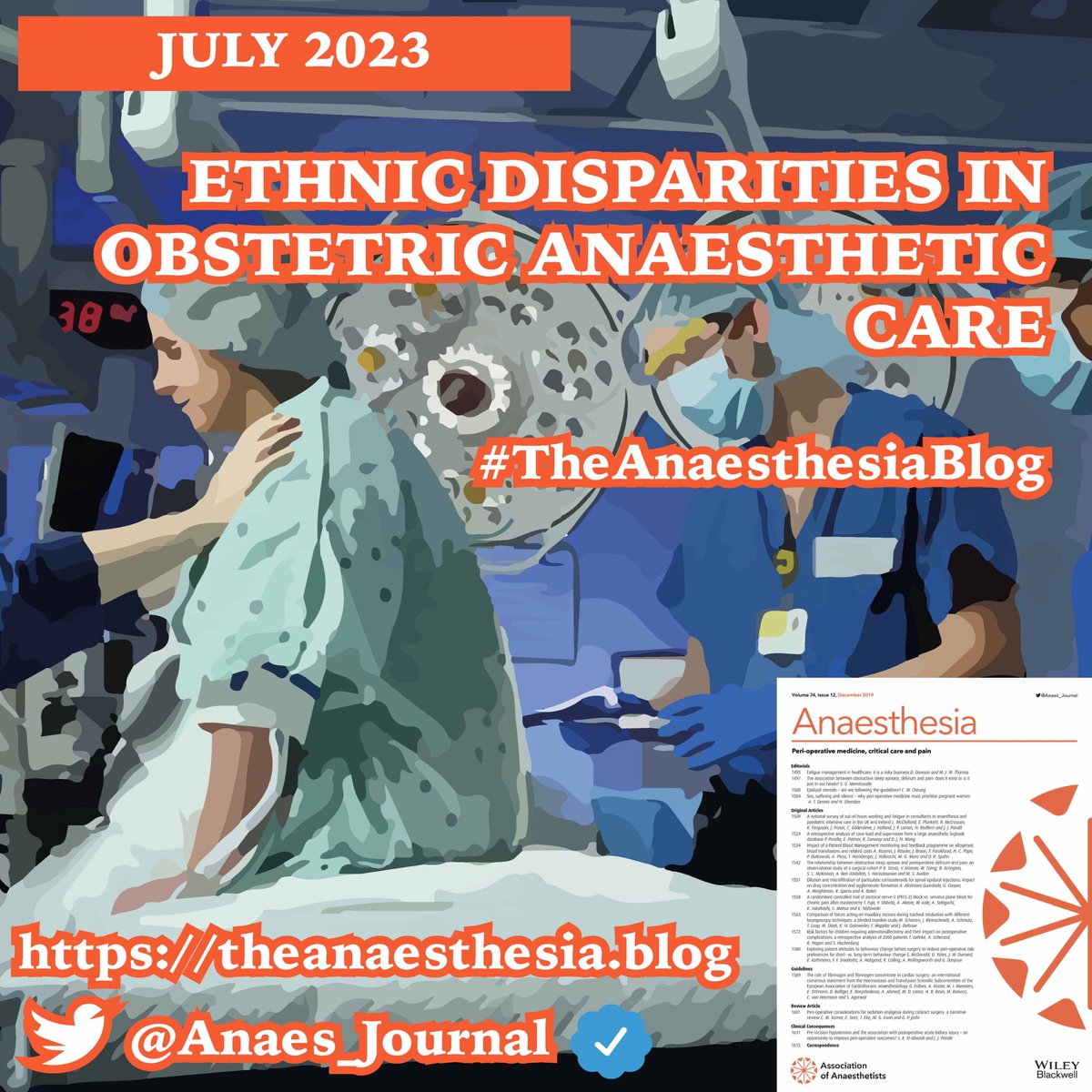 Anaes_Journal's tweet image. &quot;...we hope to see you for @Assoc_Anaes Annual Congress this coming September in Edinburgh. Our highlights include seeing @GongGasGirl from New South Wales demystify sugammedex as well as @mgirwin talking all things TIVA.&quot;

#TheAnaesthesiaBlog

theanaesthesia.blog