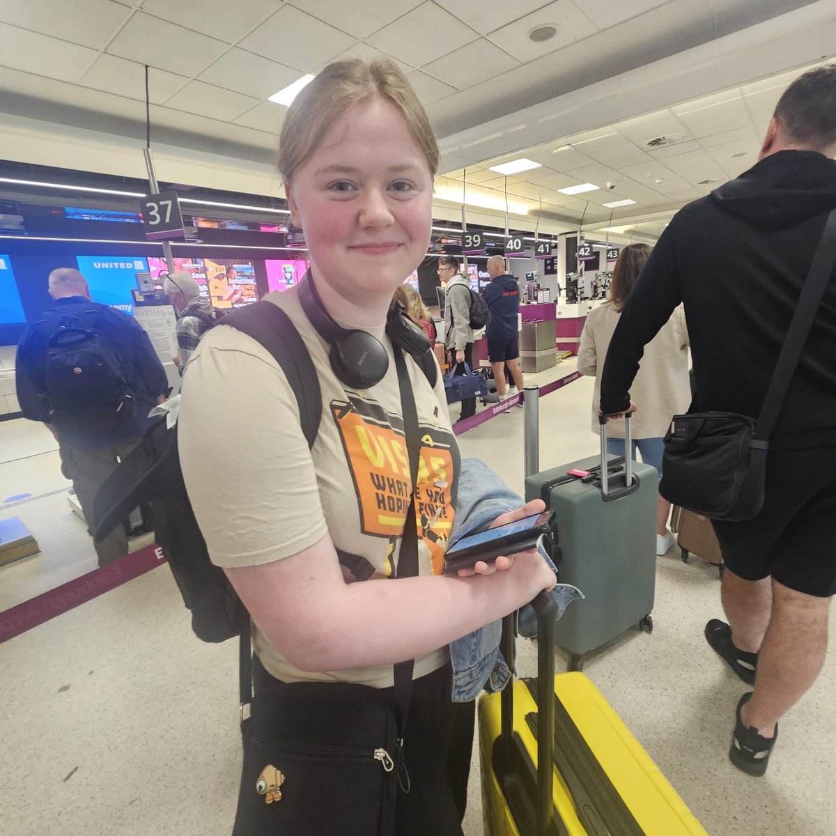 And she's off! 

Our daughter jets off to Camp America this morning.

Going be a great experience for her but I'm currently working my way through a box of tissues 😭