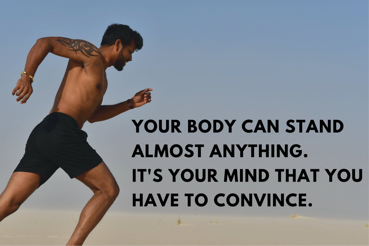 Your body can stand almost anything. It's your mind that you have to convince. 
#IntervalTimer #HIIT #FitnessApp #Tabata #EMOM #workout #Fitness #cardio #interval #timerApp #fitnessmotivation #gym #training