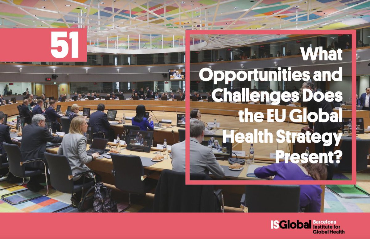 🇪🇺 What are the opportunities and challenges of the EU #GlobalHealth Strategy?

✍️ @VRBartolome @rocamora91 and Antoni Plasència identify the main challenges of the proposal and make recommendations to guide action in Spain.

🔗ow.ly/7nFt50OHKTX