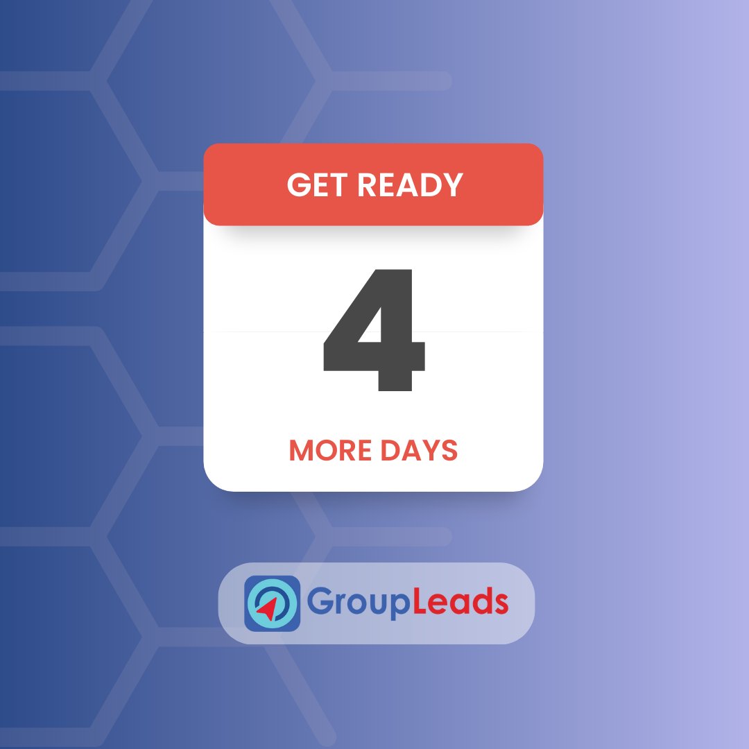 GroupLeadsApp's tweet photo. Exciting news ahead! ⏳ Only 4 days left until the relaunch of Group Leads on Product Hunt. Get ready to take your lead generation to the next level!
Follow us here to support our launching
https://t.co/5LfaIYMQGC
#GroupLeads #leadgeneraion #buildinpublic https://t.co/60N9ufO5zB