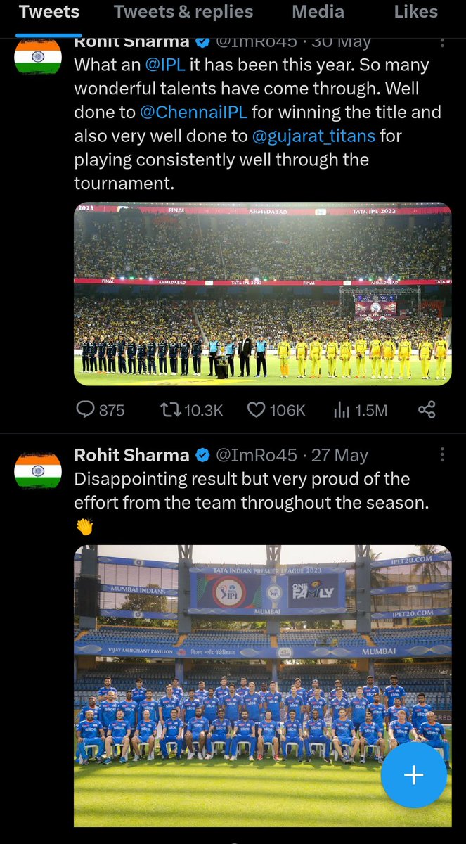 poserarcher's tweet photo. No context screenshots
#ipl #hope #stillwaiting #captainacknowledgment #badibaateindarshanchhote #winpercentage #PRessure #samplesize #pullshot #preparation #willcomebackstronger #willchange #learning #preparation #trophymadman #trophydaddy #bowlerslostusthegame https://t.co/0ybwniHE9K