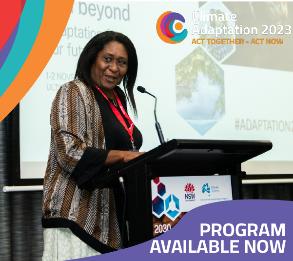 nespclimate's tweet photo. Our first program for #ClimateAdaptation23 is available now. Don't miss out on your chance to hear from Australia's leading adaptation professionals
https://t.co/Nje6Tt7TIw
@DCCEEW #NESP https://t.co/0MKgIHaL2E