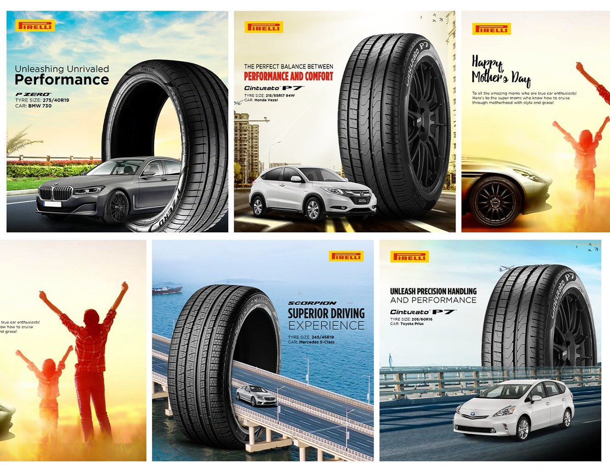 Hello, Design People! Here I come back with New Social Media ads design for Pirelli Bangladesh
Hope you like it and feel free comments and feedback.
Thanks!
Full View: lnkd.in/e4P7BkpH
#design #people #like #socialmedia #banner #bannerdesign #banners #bannerads #poster