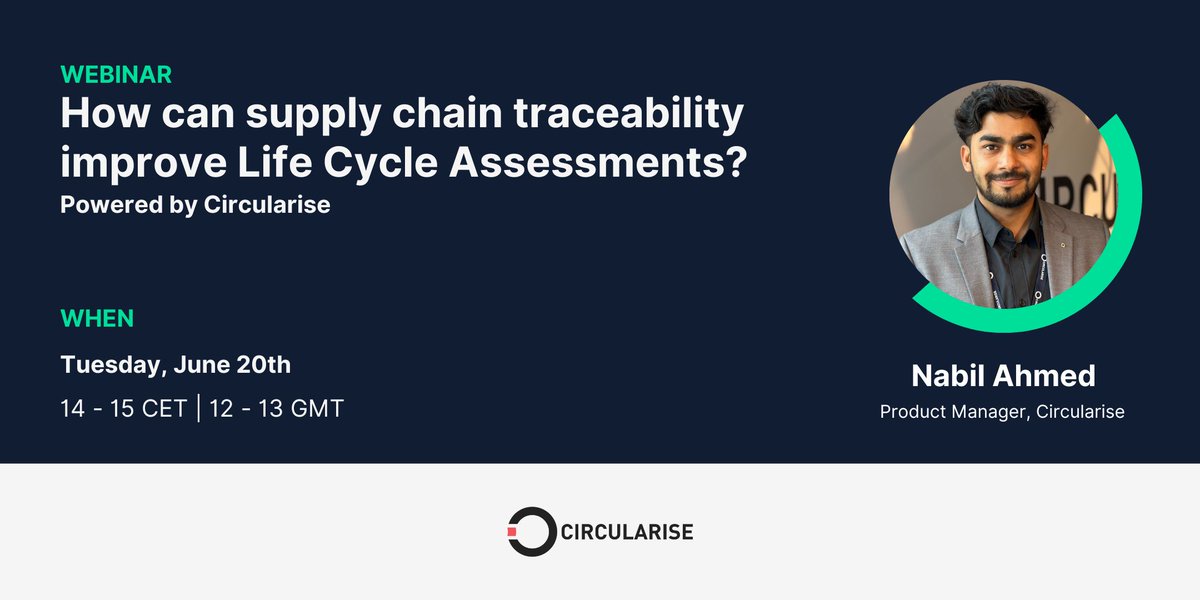 📊🔍 #LCA is a methodology for assessing sustainability performance. LCAs' potential is hindered by the challenges in primary data collection. Learn how traceability addresses the problem in our #webinar. When? | June 20th, 14 - 15 CET Register: tinyurl.com/2c8bnp4m