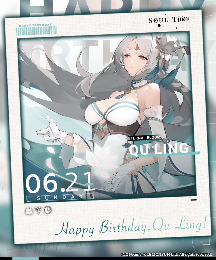 SoulTide's tweet photo. "I have forgotten most of my memories of the days gone by, but for some reason I never forgot about that day... Looking back, I suppose the fact that I fell that day was the very reason I could live with you today." ——Qu Ling
#SoulTide #QuLing #Birthday #LemcnSun https://t.co/hWNJLTkE8n
