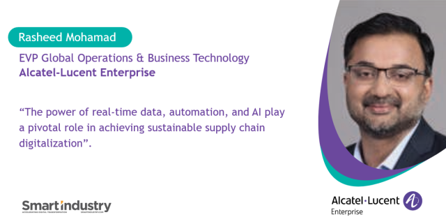 AstridKrupicka's tweet photo. In today's rapidly evolving business landscape, supply chain digitalization has evolved from giving organizations a competitive edge to becoming an industry standard. Read the article on Smart Industry by Rasheed Mohamad, EVP @ALUEnterprise. https://t.co/ngCwsJjVGc https://t.co/rM8a6xUSpg