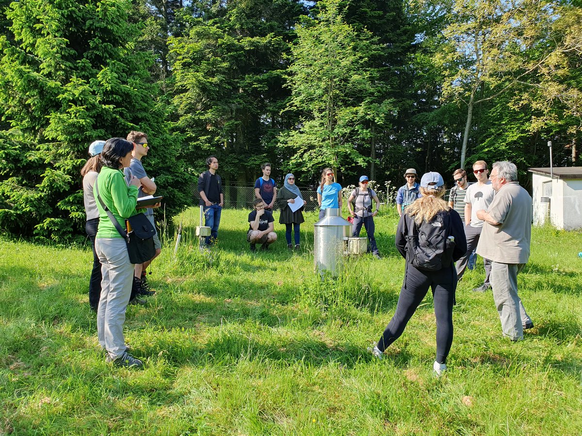 It is always a great and important experience to set up and make own measurements in the field. We had very good and instructive days during our course 'Hydrological field studies' in the <a href="/BOKUvienna/">BOKU University</a> Lehrforst Rosalia. Many thanks to the students who participated so actively.