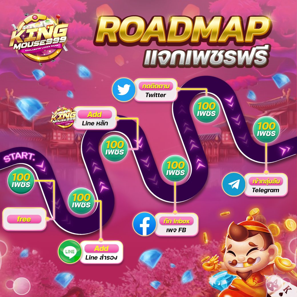 kingmouse999's tweet photo. ROAD MAP 💖
แจกเพชรฟรี 1,000 💎
 
กิจกรรมง่ายๆ เพี��ง !
ติดตามทุกช่องทางของเรา 
รับเลย ! หมุนกงล้อมหาเฮง ฟรี✨

สมัคร📲  https://t.co/1uaF695cV9
ติดต่อแอดมิน 📲 https://t.co/ot5x7laY1e

#km999 #เครดิตฟรี100 #เครดิตฟรีล่าสุด #เครดิตฟรีกดรับเอง #เครดิตฟรีไม่ต้องแชร์ #แจกเครดิตฟรี https://t.co/XboKesJkHE