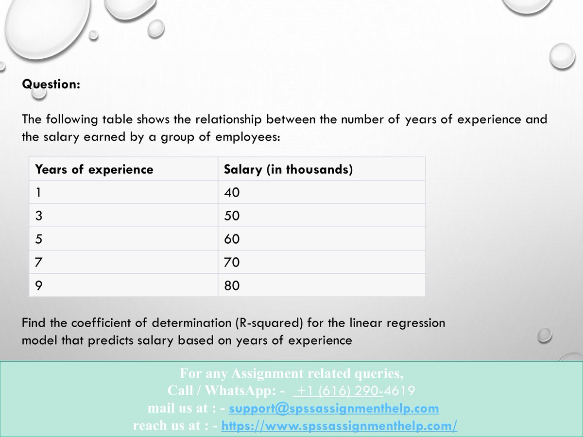 SPSSAssignment's tweet image. SPSS Assignment Help
We provide the best SPSS Assignment Help, and we guarantee that the clients get the highest score.
Visit: bit.ly/3LSwitM
#education #students #university #educationalservice #studytips #assignments #spssassignmenthelp #spssassignment