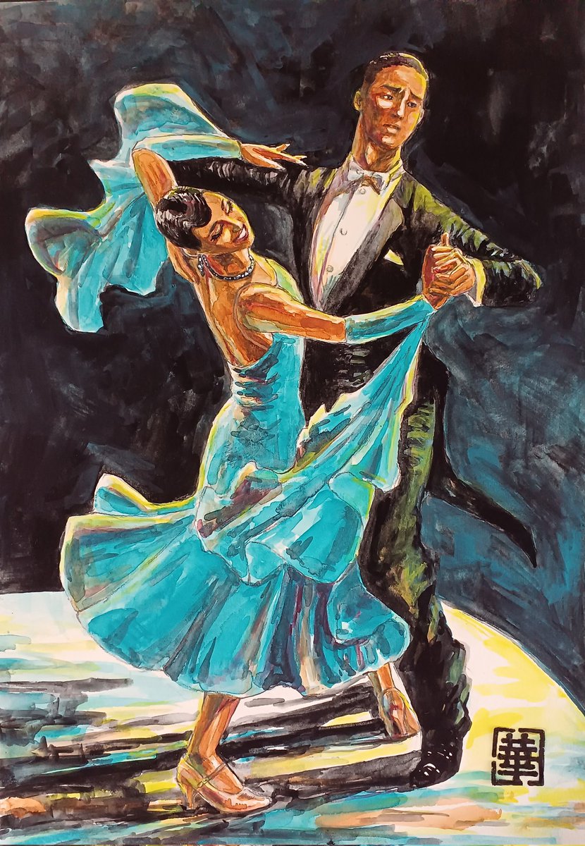 ボールルームダンサー
Ballroomdancer
#イラスト #水彩画 #ドローイング #drowing #newwork #artwork #社交ダンス #競技ダンス #ボールルームダンス #illustration