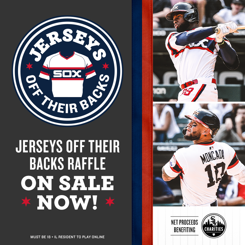 White Sox Charities on X: Jerseys Off Their Backs Raffle is back