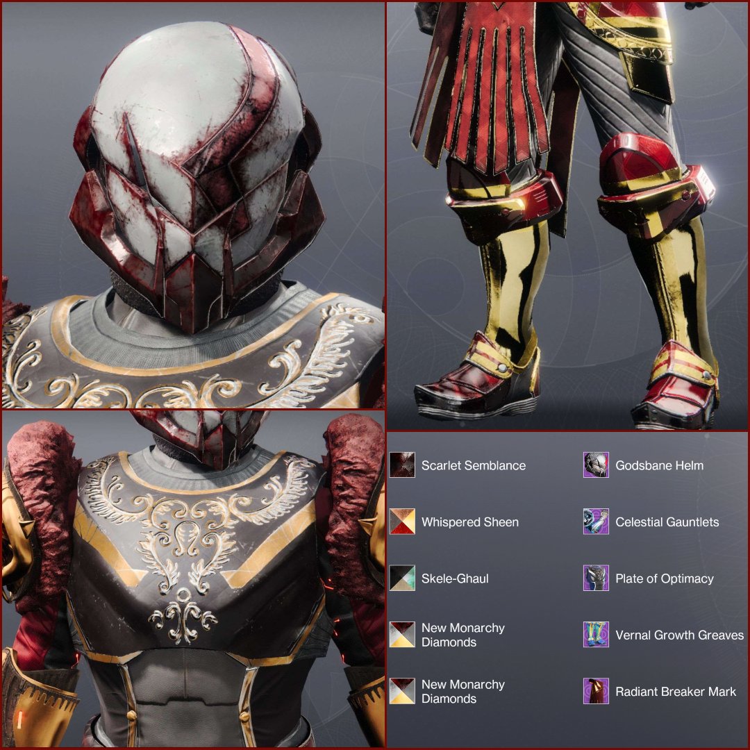 Kratos inspired Titan Fashion! 
Credit to BaxxBreaker for making this Titan Set  
Follow for more Destiny Fashion!                  
#Destiny2 #Destiny2fashion #destinyfashion #ThreadsOfLight #DestinyTheGame #Lightfall