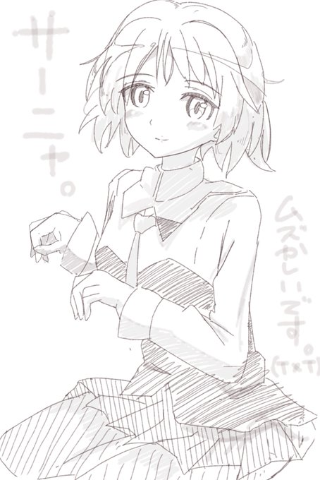 シルエットが難しかったです🤨
サーニャです。 