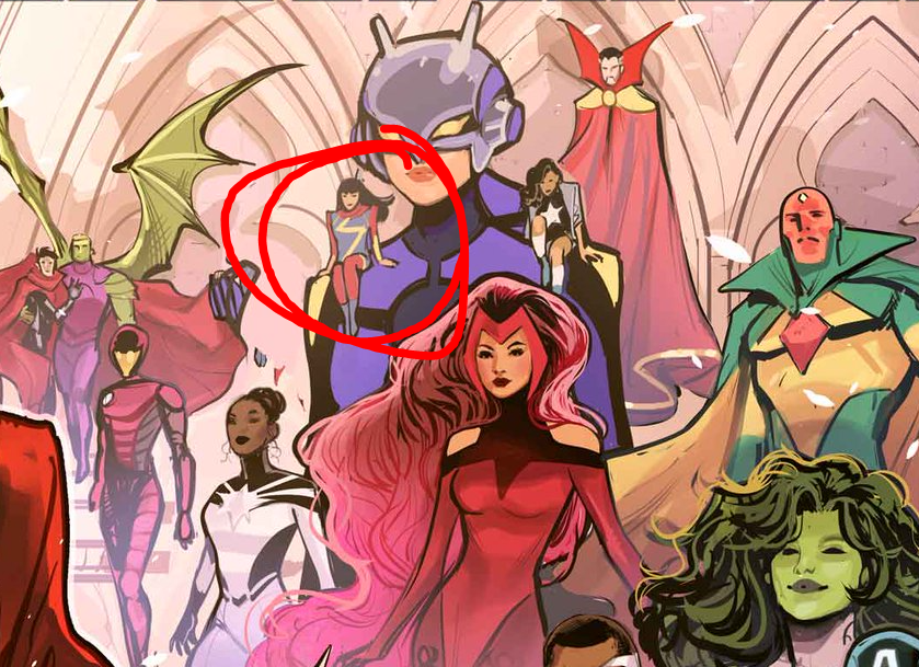 @Marvel So #KamalaKhan isn't even going to miss the wedding? What's the point of her death if she's right back by here? @Marvel Come on.