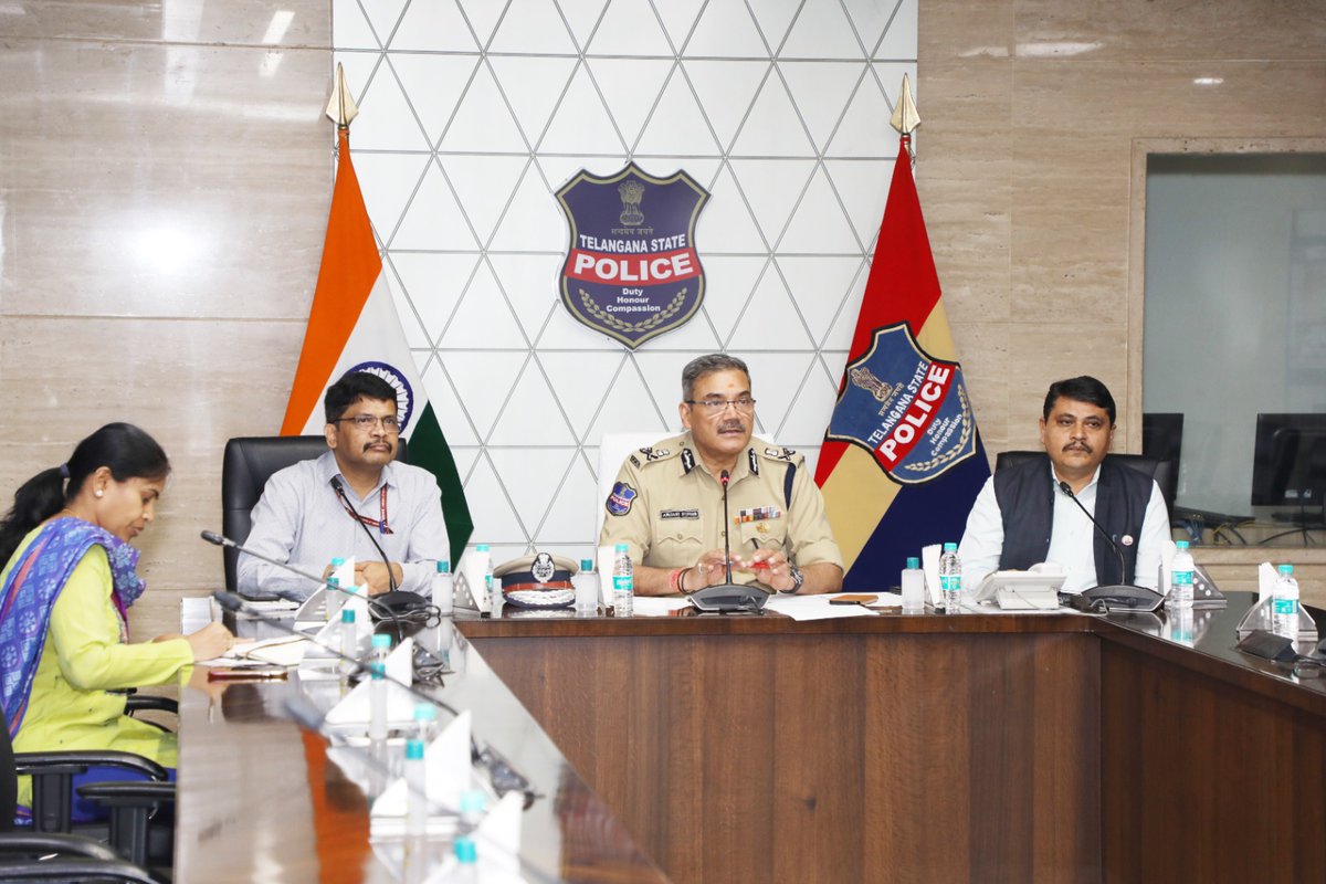 TelanganaDGP's tweet photo. A VC review meeting was organised with all Telangana state CEIR nodal officers and PS-level CEIR application operators. During the interaction, we discussed the progress of the CEIR application in TS.

#TelanganaPolice & the DoT prioritise community safety through innovative solutions. The collaborative effort resulted in over 2,219 recovered mobiles being returned to their owners through the #CEIR portal.

If you have lost your mobile, you can register it at https://t.co/6L1MDgmJjJ.

#CEIR #CEIRforLostMobiles