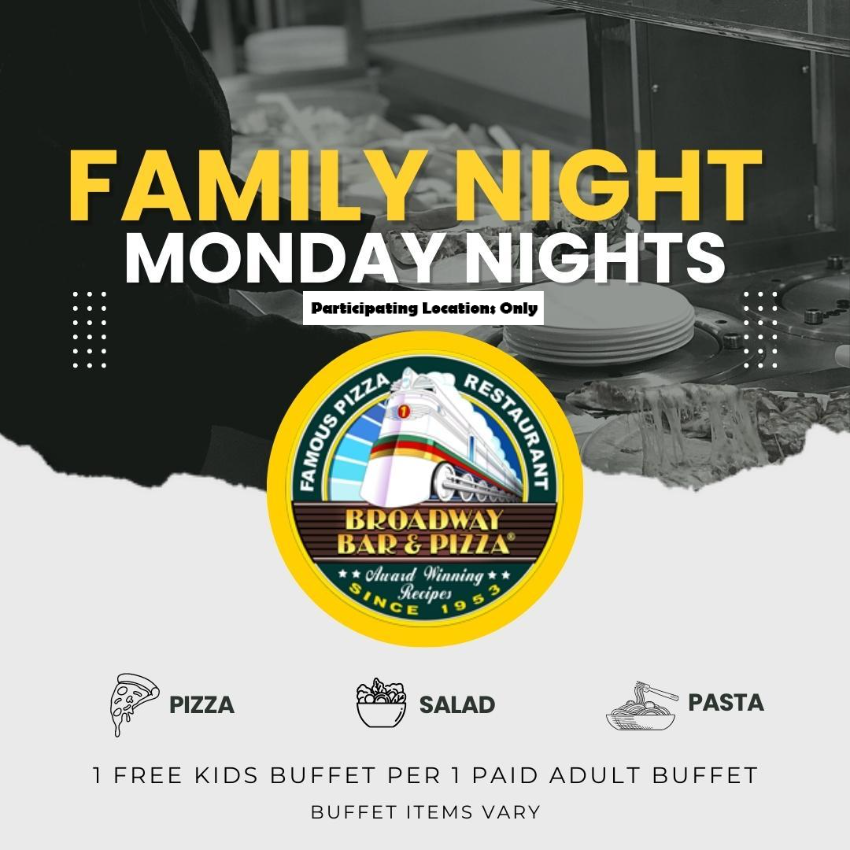 At Broadway Pizza, we're all about bringing families together over delicious slices of happiness 👪
#familynight