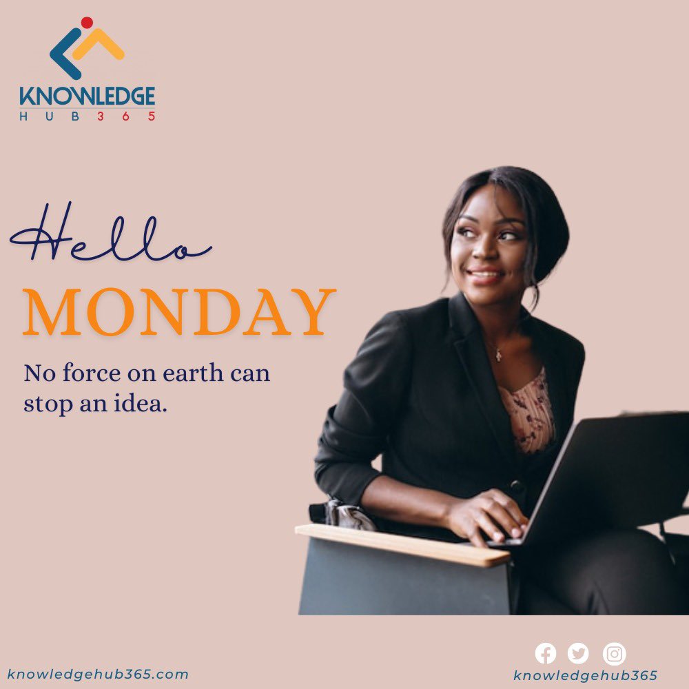 Nothing is as powerful as an idea whose time has come. There is one thing stronger than all the armies in the world, and that is an idea whose time has come.#MondayMotivaton