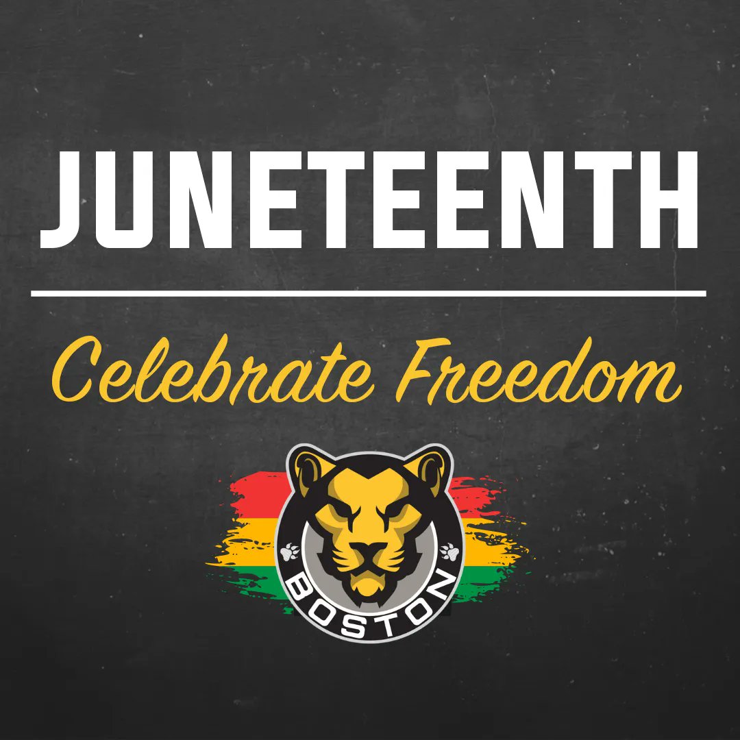 Today we celebrate, recognize, and reflect on Juneteenth, a day to commemorate the end of slavery in the United States. Learn more about the significance of this day and how to honor the day in Boston: bit.ly/3N7iAni