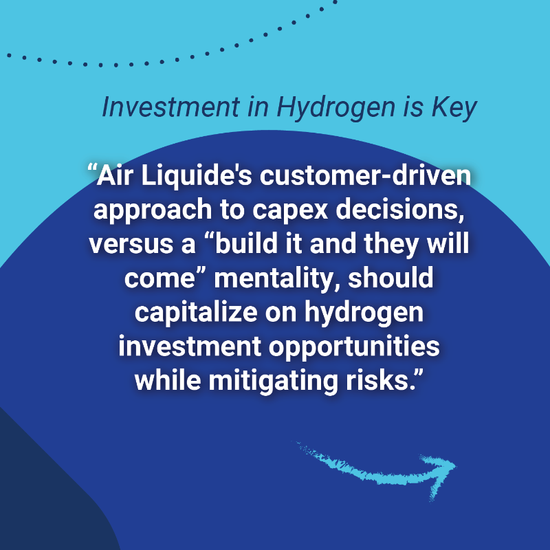 AirLiquideUSA's tweet photo. In the latest edition of Chemical Week from @SPGlobal Commodity Insights, American Air Liquide Chairman &amp; CEO @_MikeGraff shares how #hydrogen is central to the #energytransition and how @ENERGY's #HydrogenHubs Program is putting #H2 on the fast-track across the country! ⤵️