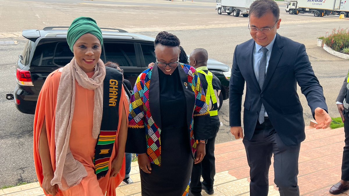 I just landed safely in #Ghana, the land of great hospitality.   Looking forward to my engagements @afreximbank's #AAM2023 & with Gov’t, #PrivateSector,  #MSMEs to advance #IntraAfricaTrade & economic #transformation towards a #FutureSmartGhana.   #FutureSmartAfrica