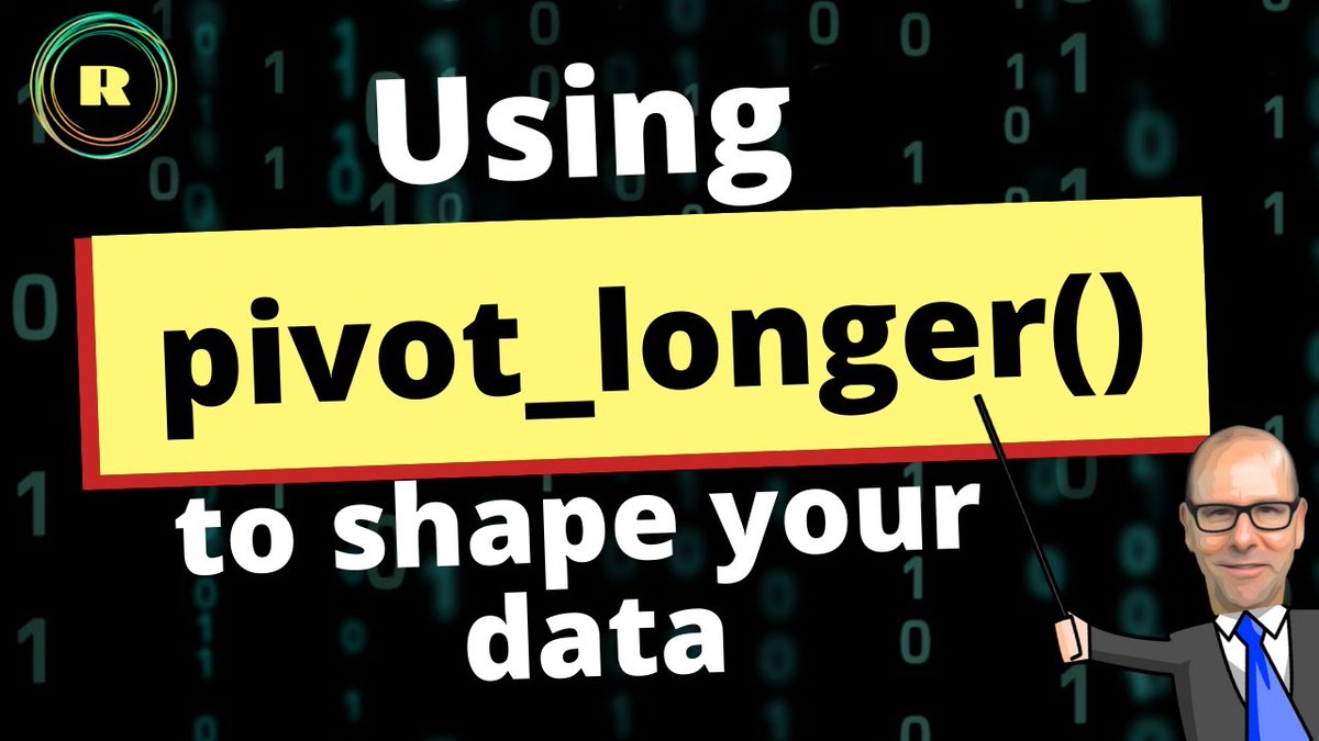 📊 Discover the versatility of pivot_longer() in R for effortless data reshaping! 🔄 Watch this beginner-friendly video tutorial to unlock the secrets of efficient data manipulation. #DataManipulation #RProgramming 

🔗 zurl.co/UBti